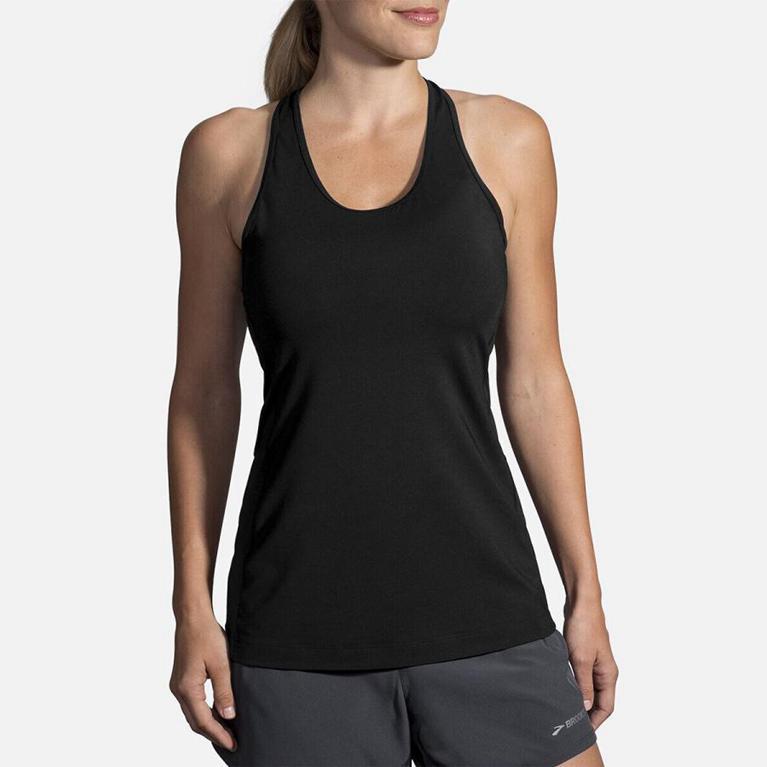 Brooks PICK-UP Running Tank Top Womens Online - Grey (JHL286350)